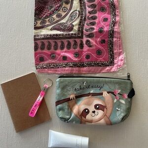 Sloth Print  Pouch Bundle